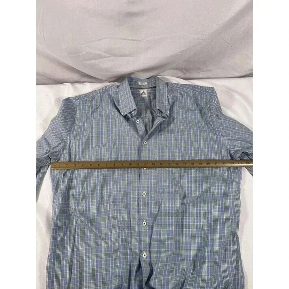 Peter Millar L/S Button Down Shirt Men’s Sz XL Multicolor Plaid 100% Cotton - Picture 7 of 7